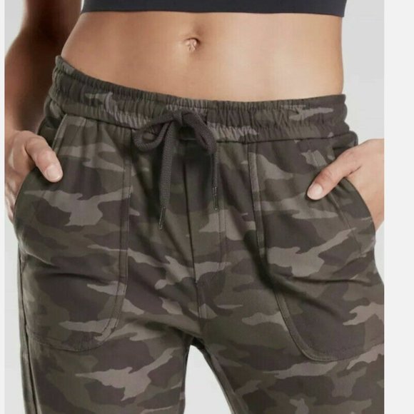 Athleta Camo Jogger Pants - Green and Brown - Picture 3 of 7